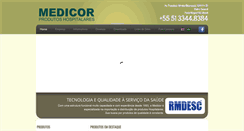 Desktop Screenshot of medicor-rs.com.br